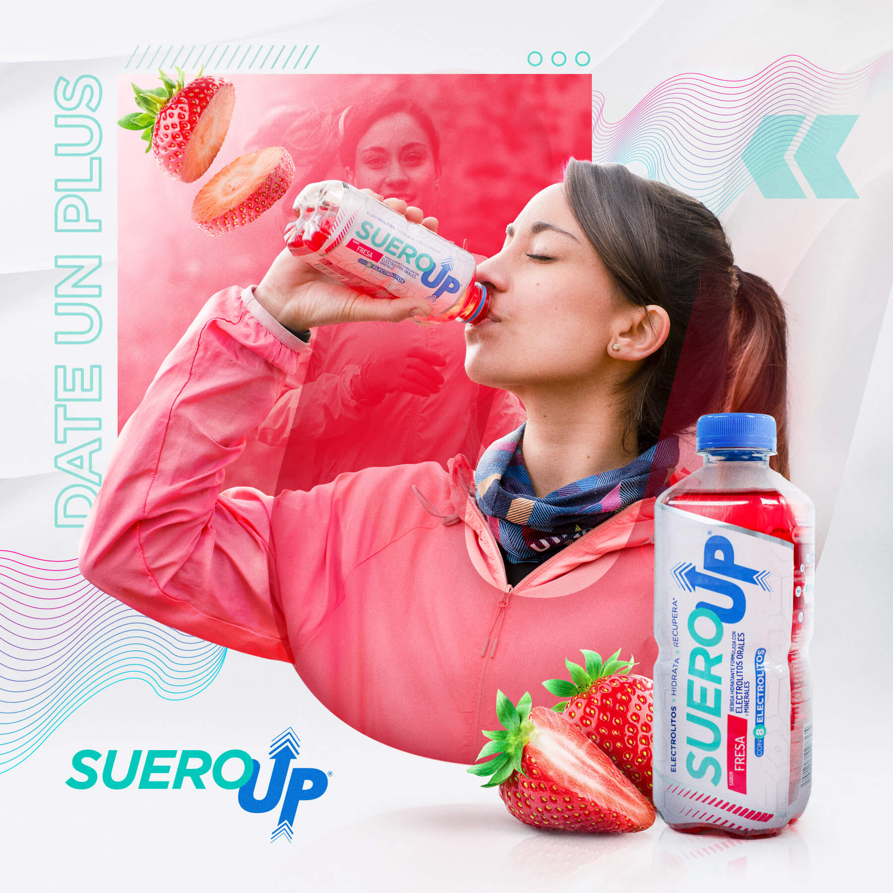 Gracias a sus electrolitos, #SueroUp te mantendrá hidratado después de tu rutina de ejercicio.